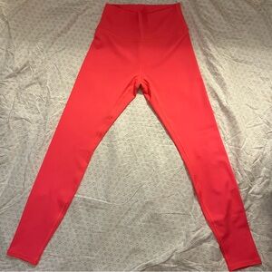ALO Yoga Fluorescent Pink Coral High-Waist Airlift Leggings